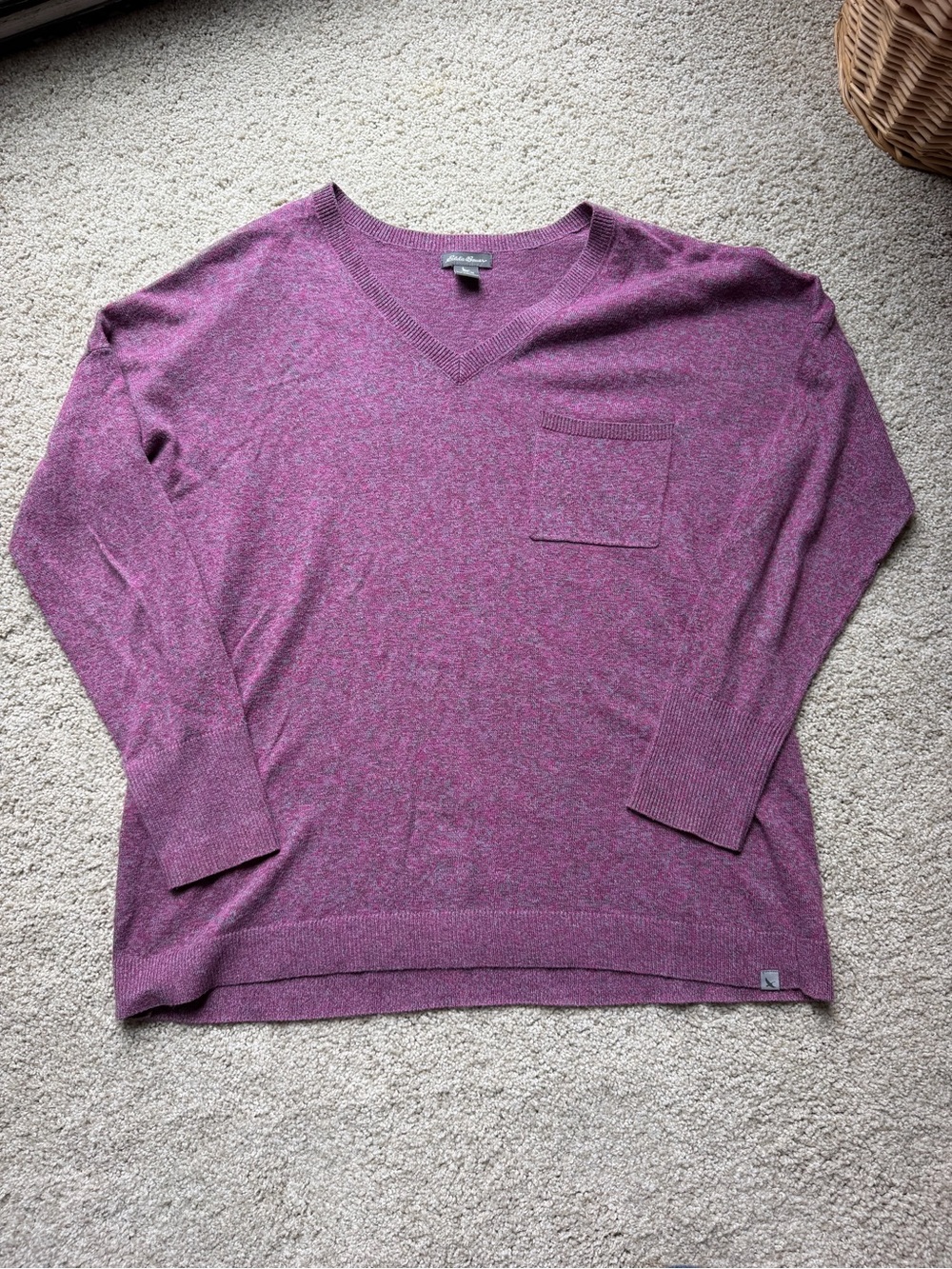 Eddie Bauer knit sweater, loose fit medium